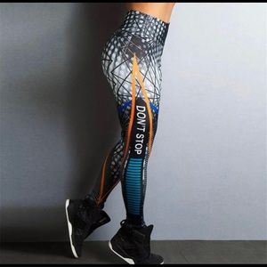 Women Fitness Leggings Motivational Prints